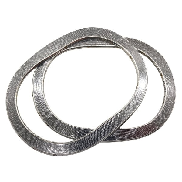 Handhole Gasket, Spiral Wound, 3 in x 4 in x 1/2 in, 0.175 in thick, Obround, PK 2